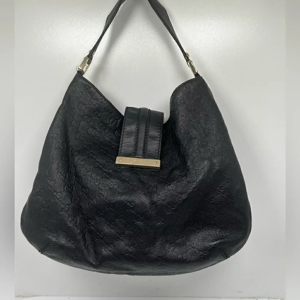 Guccissima Gucci Black Handbag Bag Hobo